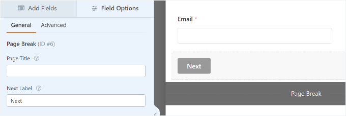 Edit the page break marker Edit the page break marker