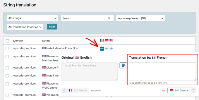 wpml-string-translation-example WPML String Translation example