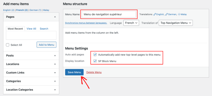 wpml-translate-menu-to-french-example WPML translate menu to French example