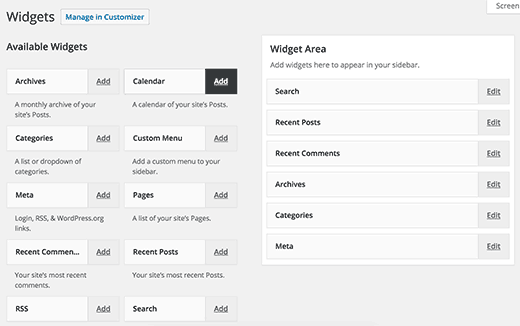 Accessibility mode for widgets Accessibility mode for widgets