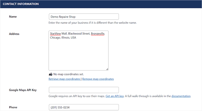 Add your business address and details Add your business address and details