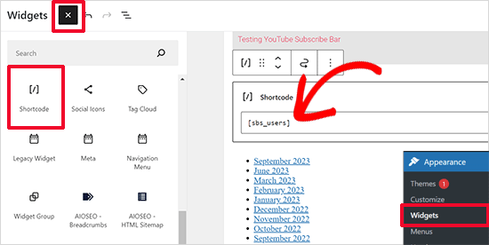 Benutzeranzahl im Sidebar-Widget angezeigt