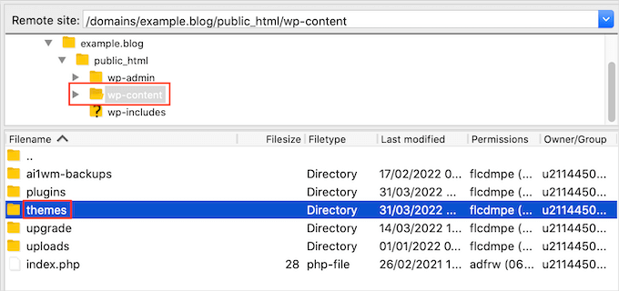 WordPressのwp-contentフォルダ WordPressのwp-contentフォルダ