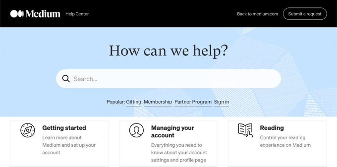 Mediumヘルプセンター