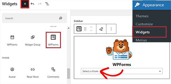 Add user registration form as a widget Add user registration form as a widget