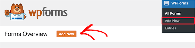 Add a new WPForms form Add a new WPForms form