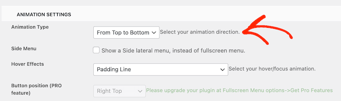 Aggiungere effetti di animazione a un sito web mobile