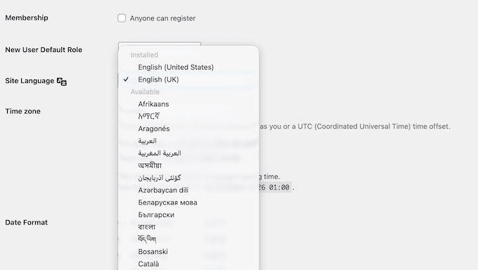 How to switch languages easily in your WordPress dashboard 