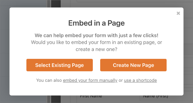 Embed contact form WPForms Embed contact form WPForms
