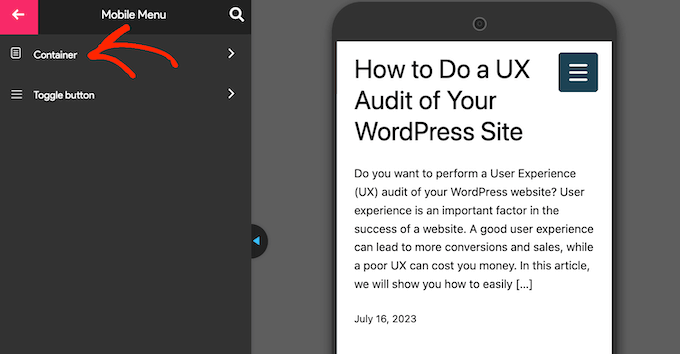 Progettazione di un menu di navigazione WordPress responsive per dispositivi mobili