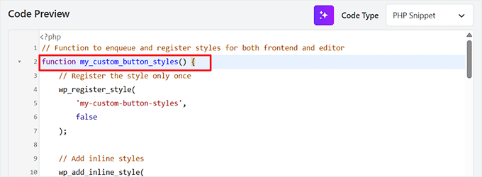 Replace Button with any other block name Replace Button with any other block name