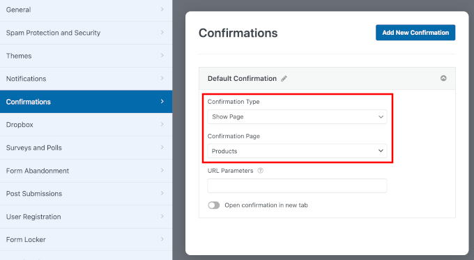 Show page as contact form confirmation Show page as contact form confirmation