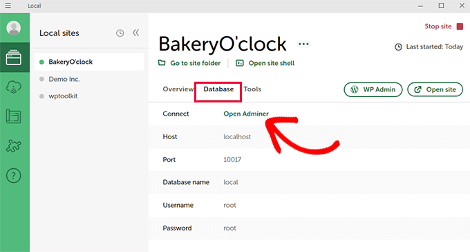 Adminer the phyMyAdmin alternative in LocalWP Adminer the phyMyAdmin alternative in LocalWP