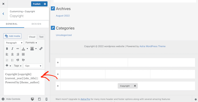 How to remove the 'powered by WordPress' disclaimer How to remove the 'powered by WordPress' disclaimer