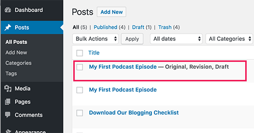 Brouillon de révision Brouillon de révision