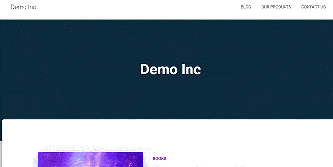 Visualização do menu de navegação flutuante fixo Visualização do menu de navegação flutuante fixo