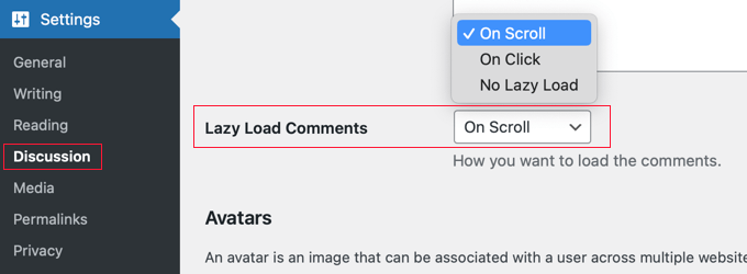 Select how you want to lazy load comments in WordPress Select how you want to lazy load comments in WordPress