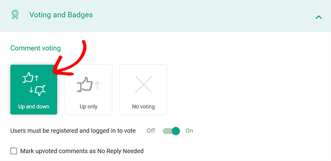 Choose Up and down option to allow users to like or dislike comments in WordPress Choose Up and down option to allow users to like or dislike comments in WordPress