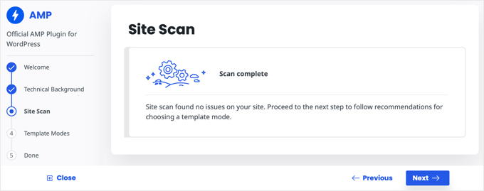 AMP for WordPress Plugin Onboarding Wizard AMP for WordPress Plugin Onboarding Wizard