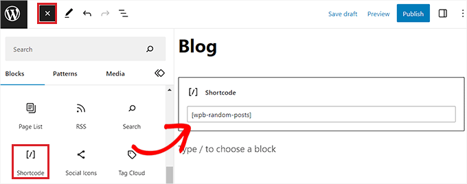 Add shortcode in a page Add shortcode in a page