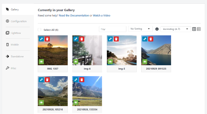 Ver imágenes en tu galería