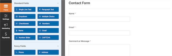 WPForms form builder WPForms form builder