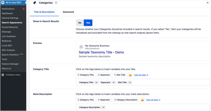 Agregar una descripción meta para su categoría en All in One SEO Agregar una descripción meta para su categoría en All in One SEO