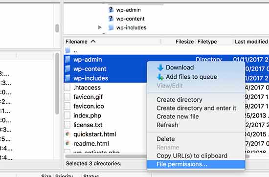 File permissions in FTP File permissions in FTP