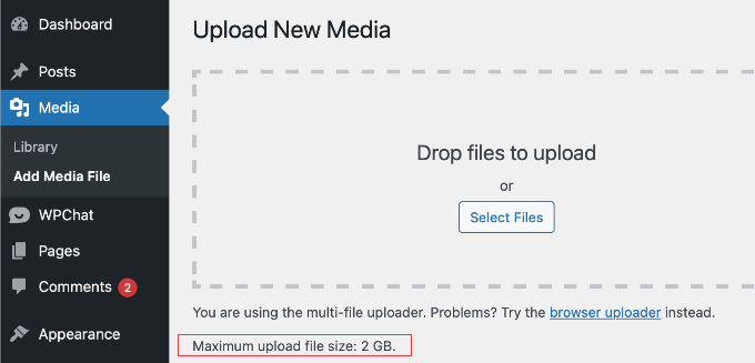 Maximum Upload File Size Maximum Upload File Size