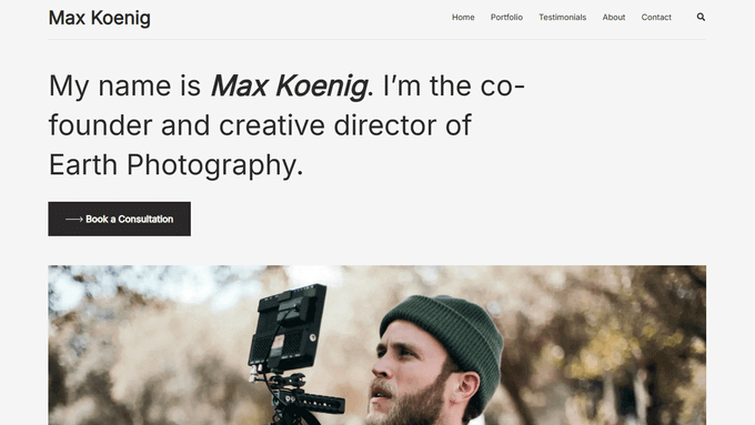 Sydney Pro portfolio theme