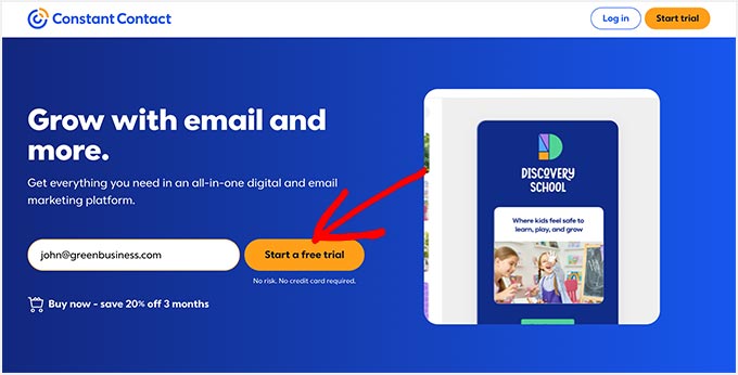 Website Constant Contact