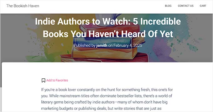 Preview of manually added bookmark button