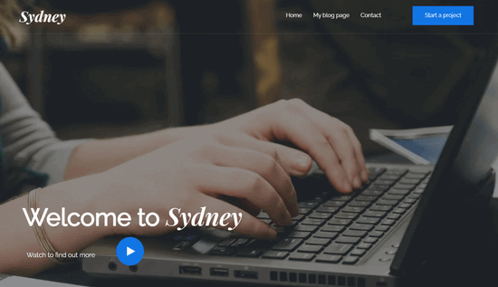 Sydney WordPressビデオテーマ