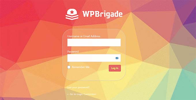 Login Customizerでカスタムログインページを作成
