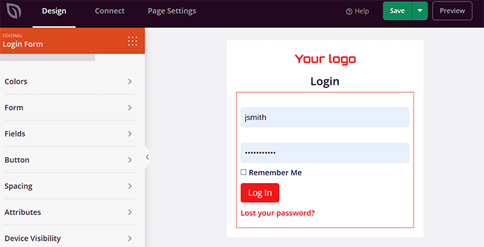 SeedProdでログインフォームをカスタマイズする