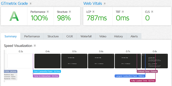 Speed check test results for Hosting.com Speed check test results for Hosting.com