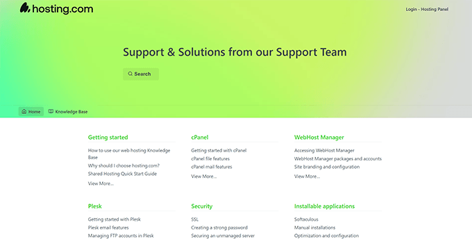 Hosting.com knowledge base articles Hosting.com knowledge base articles
