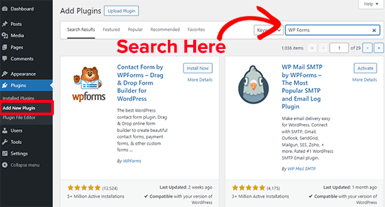 Searching for a WordPress plugin Searching for a WordPress plugin
