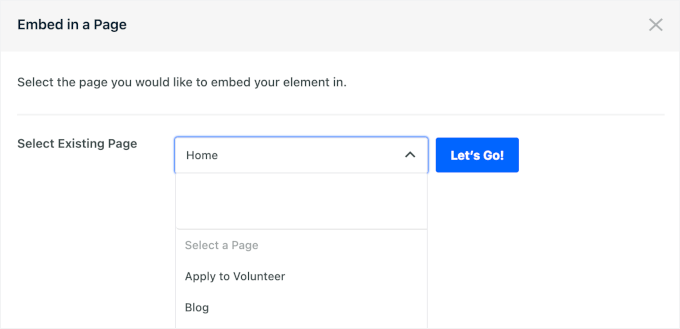 Embed filters into homepage Embed filters into homepage