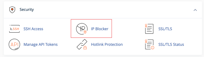 The cPanel IP Blocker Tool The cPanel IP Blocker Tool