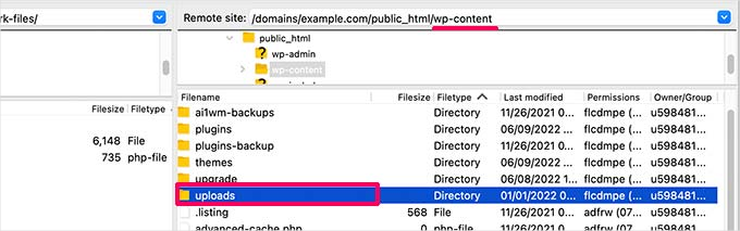 Uploads folder in WordPress Uploads folder in WordPress