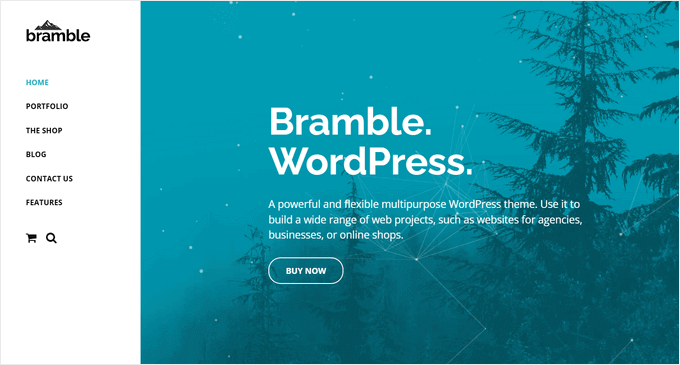 Bramble WordPress theme