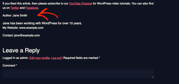 An example of custom meta data, displayed using a shortcode An example of custom meta data, displayed using a shortcode