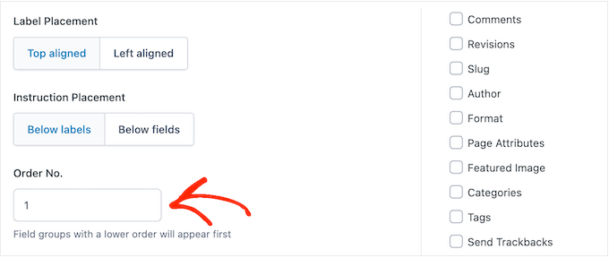 Reorganizing fields in the WordPress content editor Reorganizing fields in the WordPress content editor