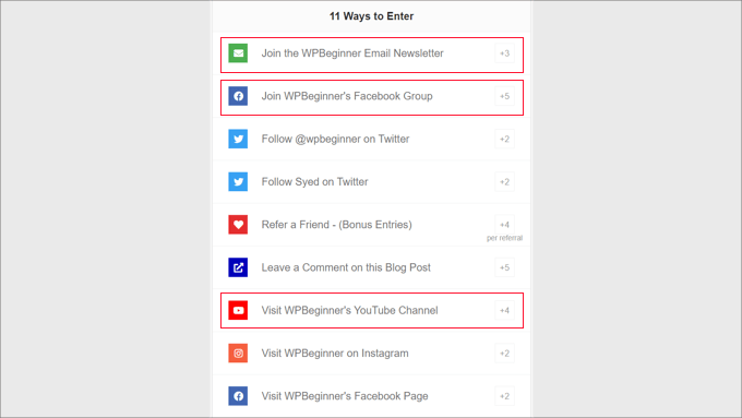 Modi per partecipare al concorso Modi per partecipare al concorso