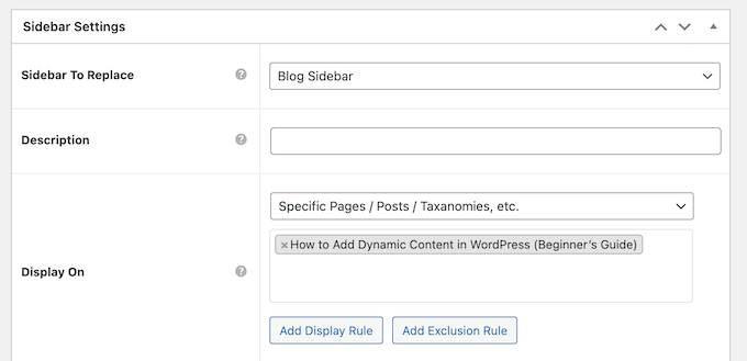 Creating a custom sidebar for WordPress categories Creating a custom sidebar for WordPress categories