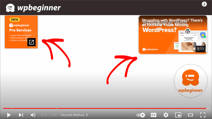 Schede cliccabili di YouTube Schede cliccabili di YouTube