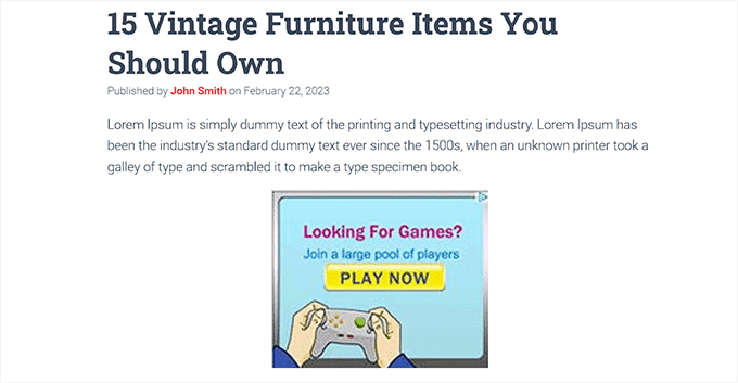 Ad Preview Ad Preview