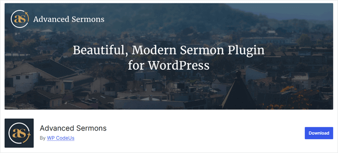 Advanced Sermons plugin