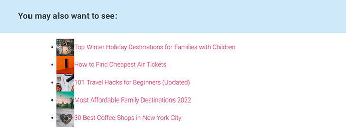Metoda codului pentru postări pe categorii fără stilizare